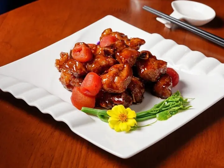 招牌料理：冰花仙楂排骨