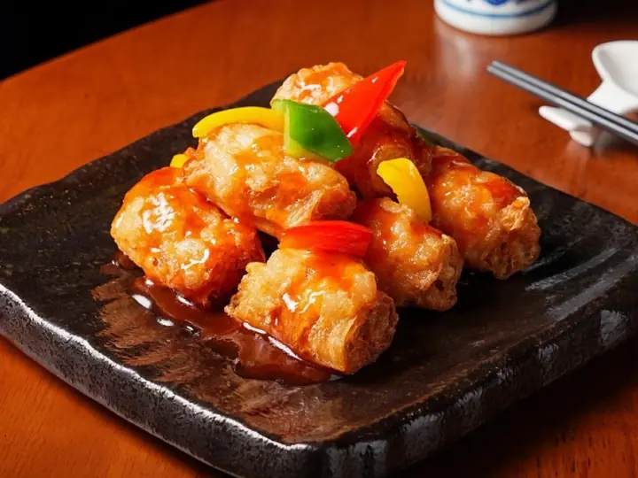 招牌料理：糖醋百花油條