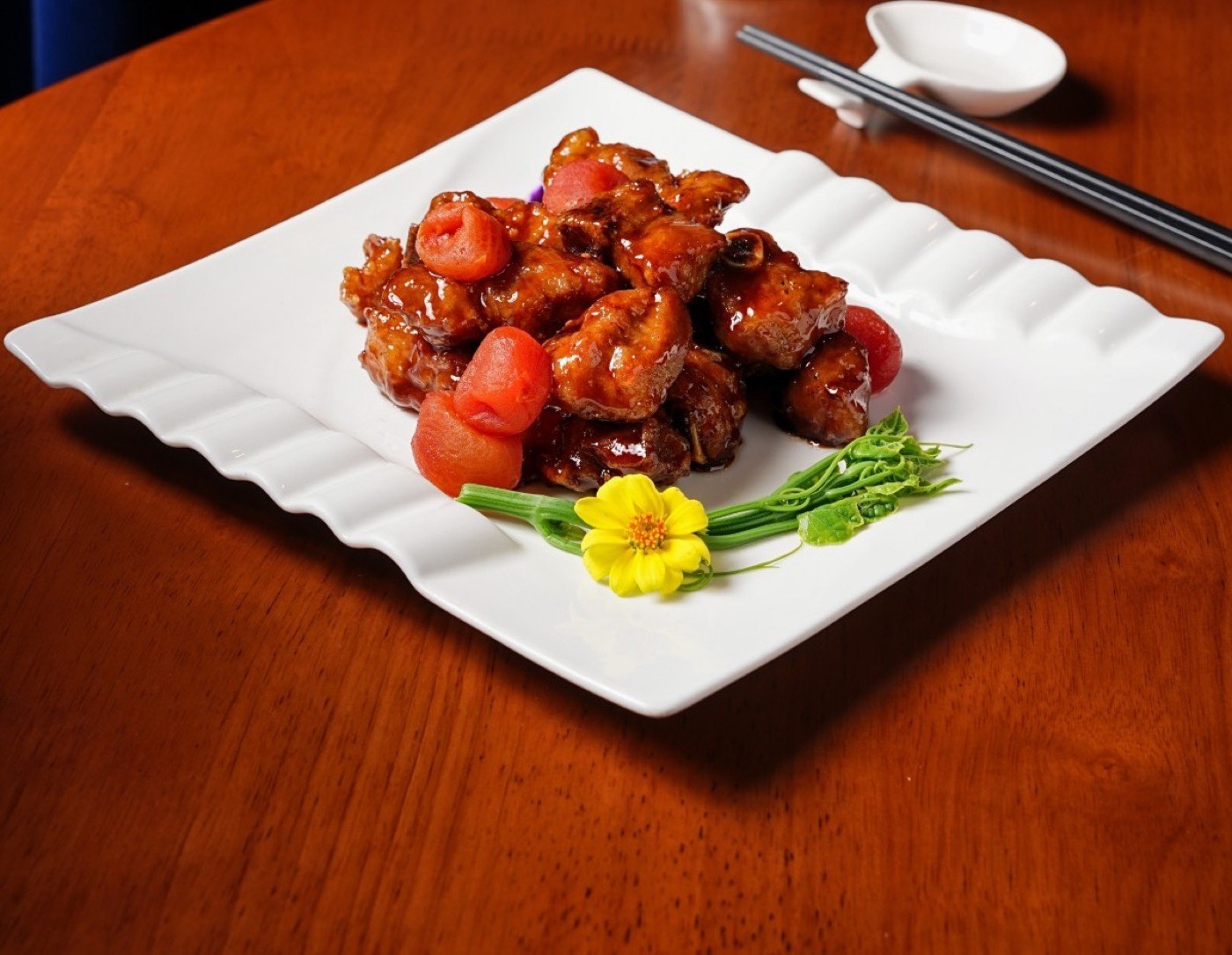 招牌料理：冰花仙楂排骨
