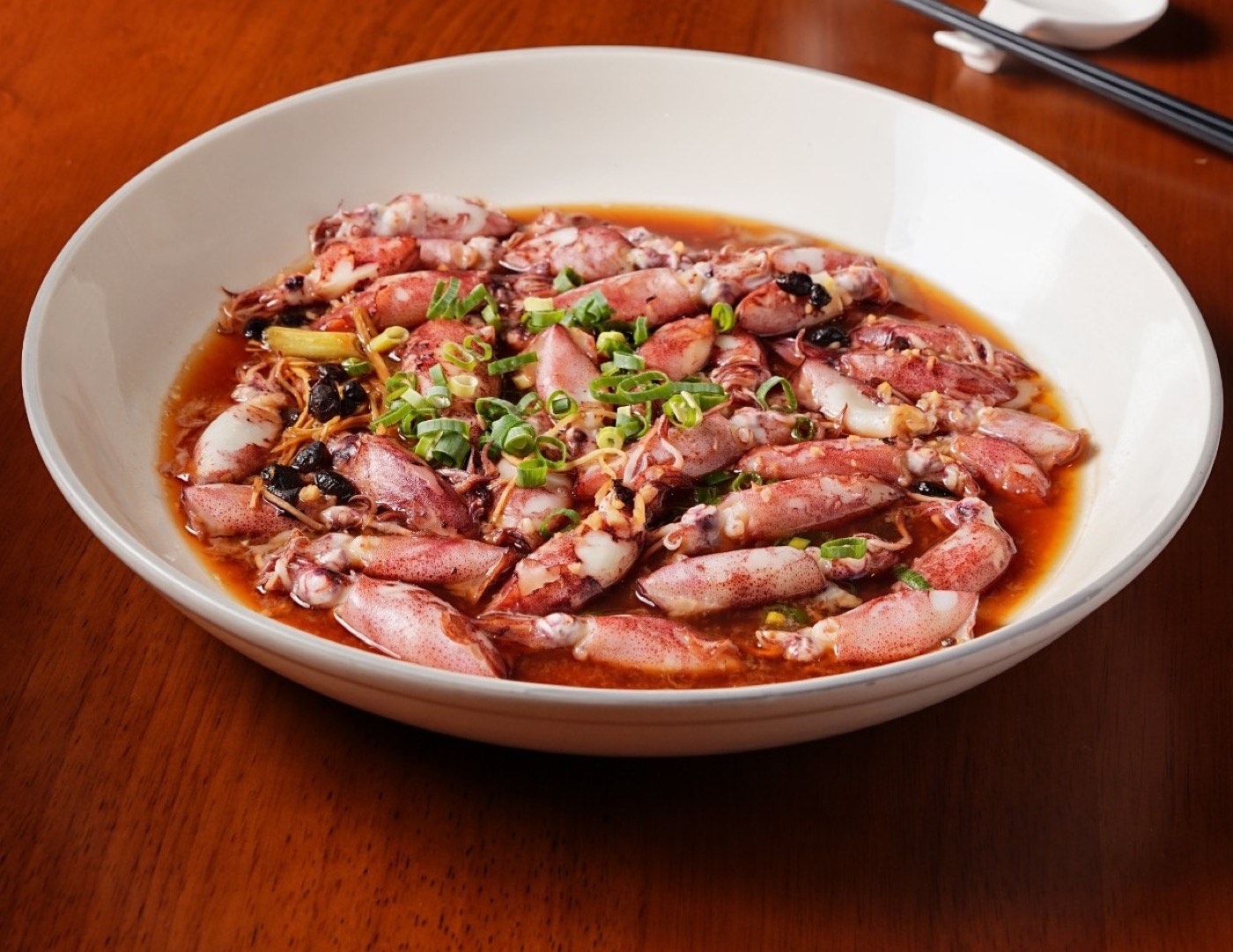 招牌料理：豉汁澎湖小卷