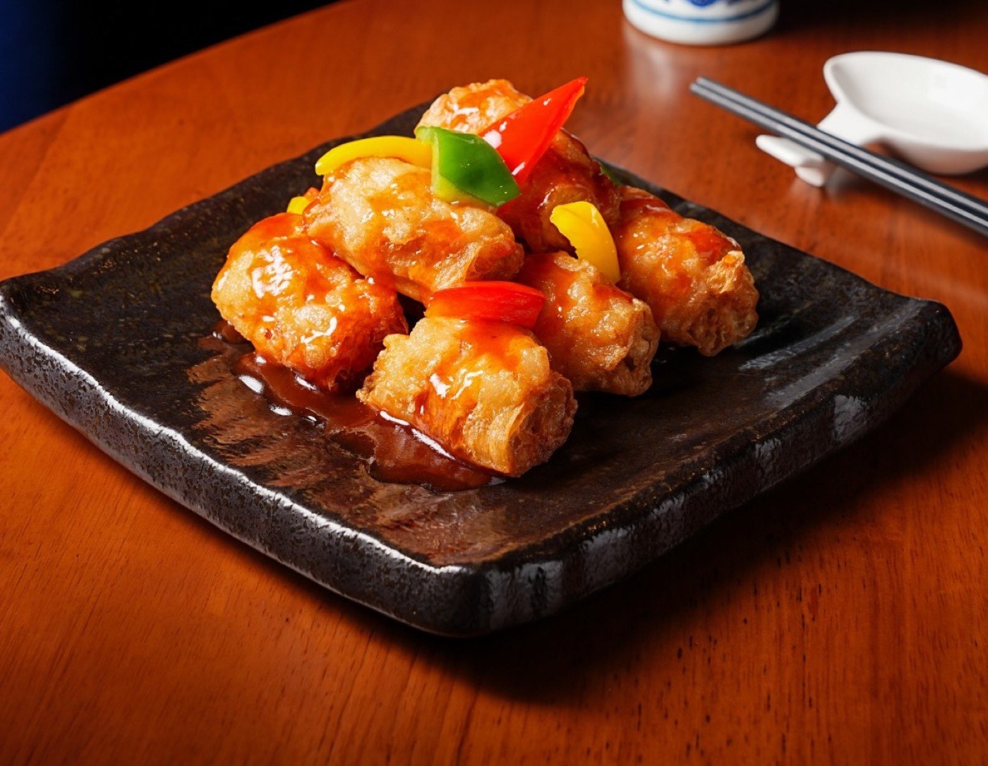 招牌料理：糖醋百花油條